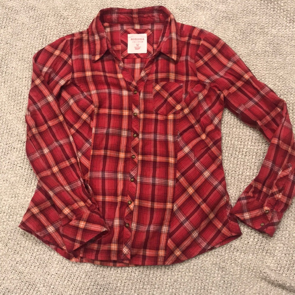 Long Sleeve Plaid Shirt